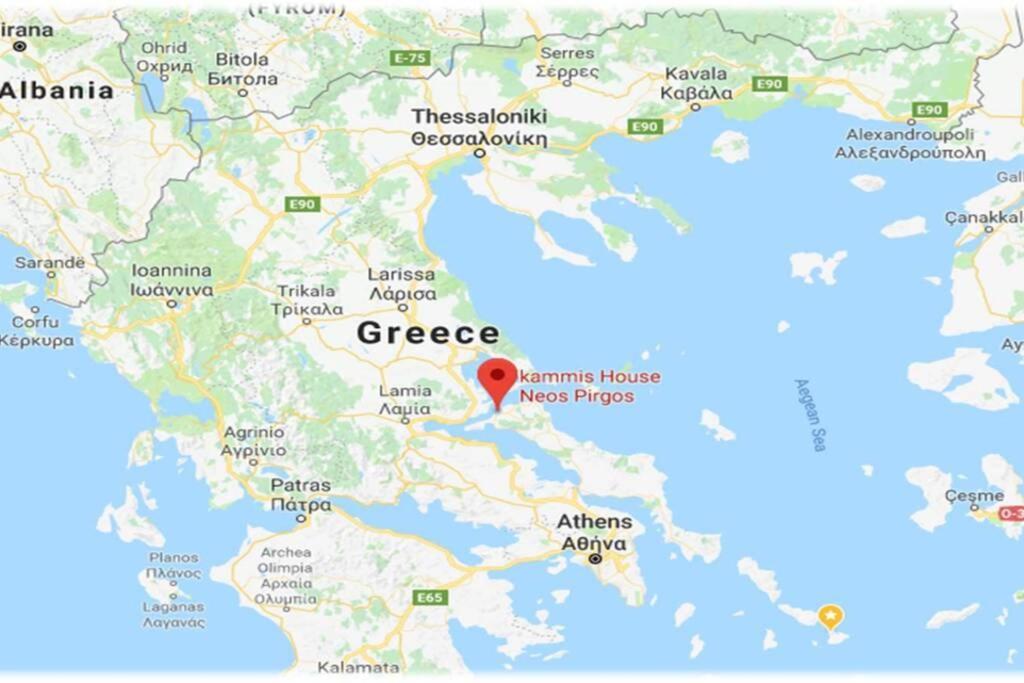 Amazing Sea View-Neos Pyrgos Beach -Evoia Greece Неос-Пиргос Экстерьер фото